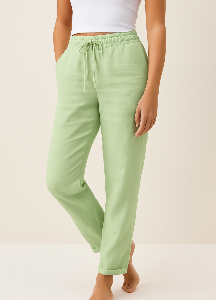 Linen blend pants Effortless elegance for any occasion