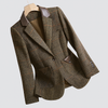 Korean-inspired blazer with one button