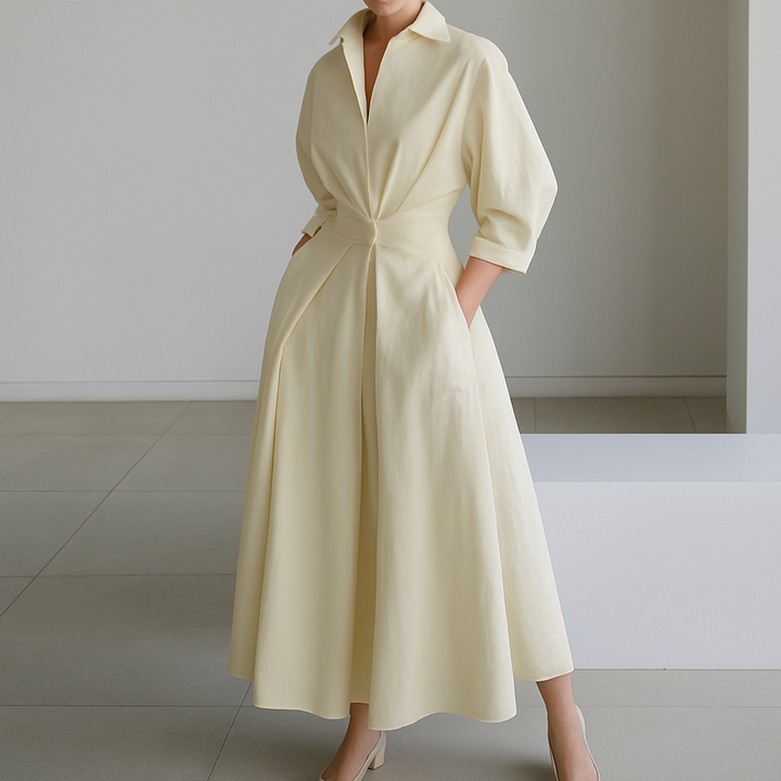 Elegant flowing maxi dress for women