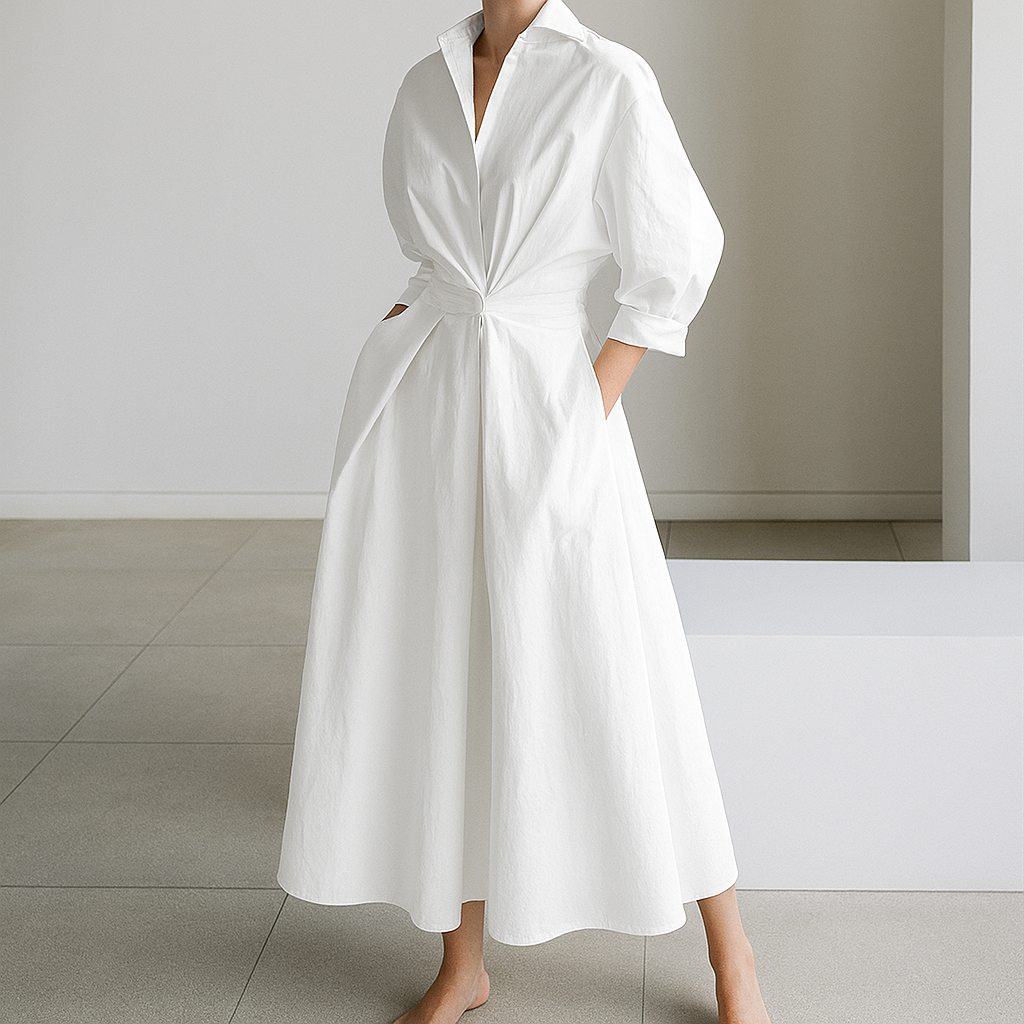 Elegant flowing maxi dress for women