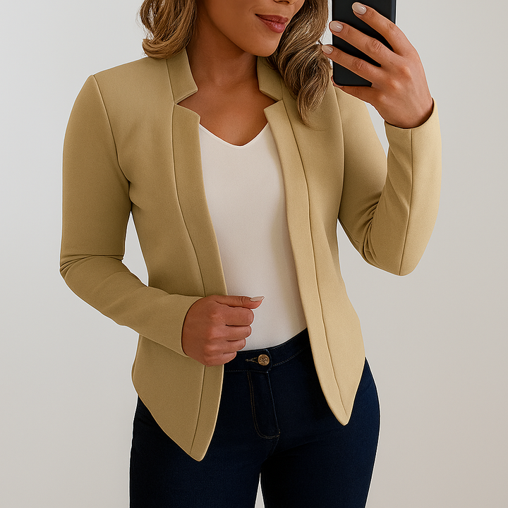 Women's blazer with slim fit and lightness