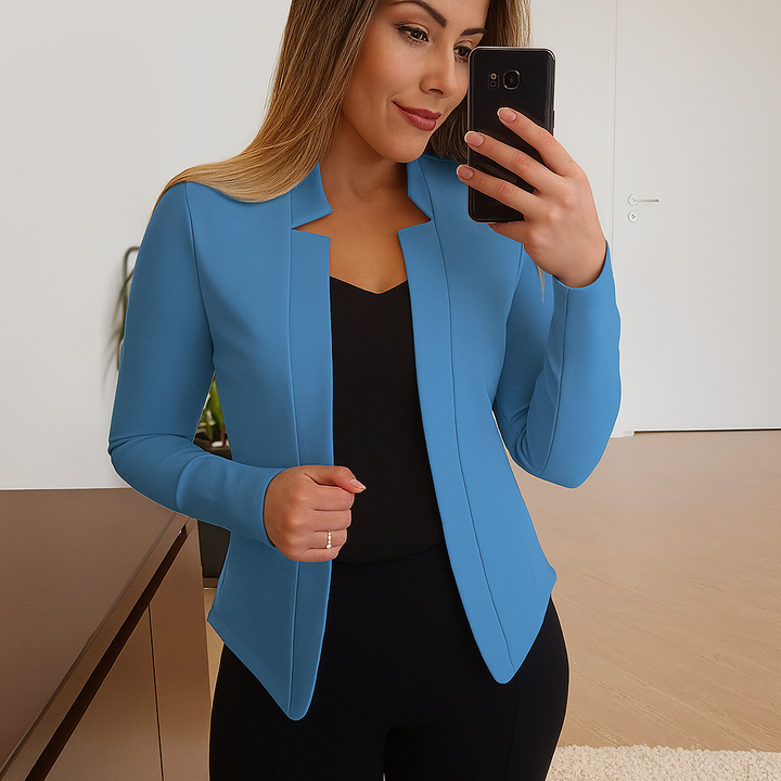 Women's blazer with slim fit and lightness