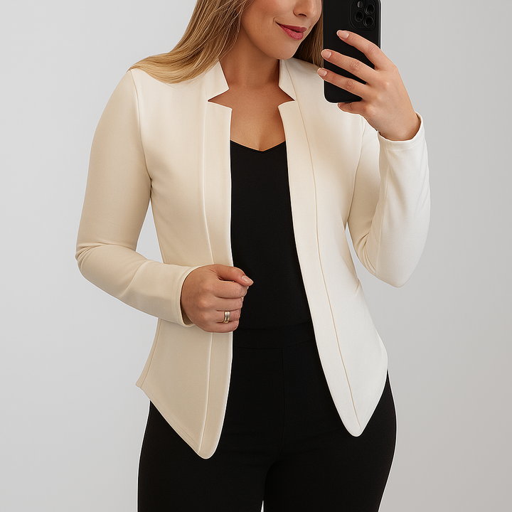 Women's blazer with slim fit and lightness