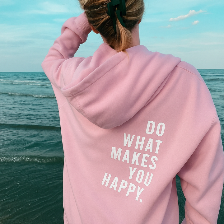Printed cozy hoodie
