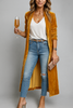 Long duster cardigan for women