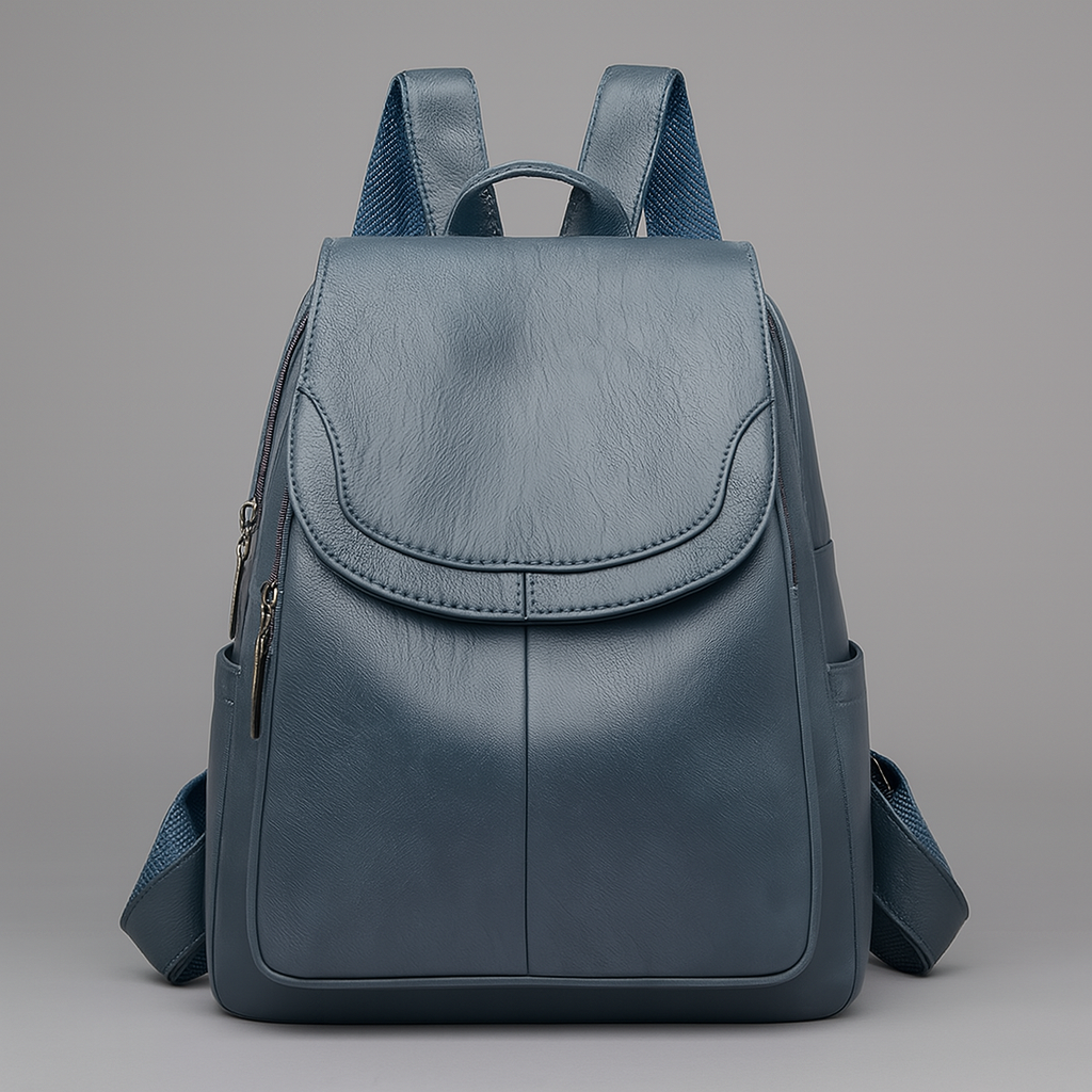Diebstahlsichere Leder-Rucksack für stilvolle Frauen
