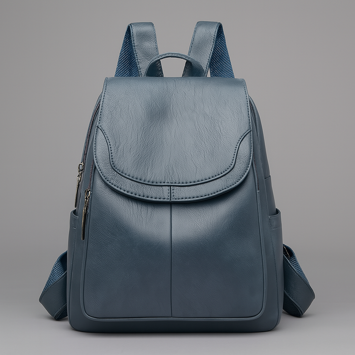 Diebstahlsichere Leder-Rucksack für stilvolle Frauen