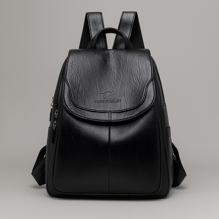Diebstahlsichere Leder-Rucksack für stilvolle Frauen