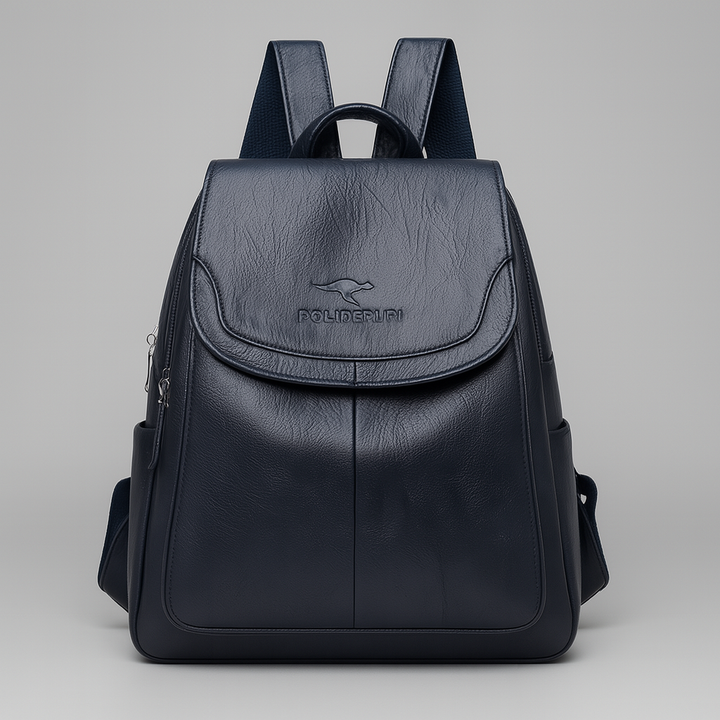 Diebstahlsichere Leder-Rucksack für stilvolle Frauen