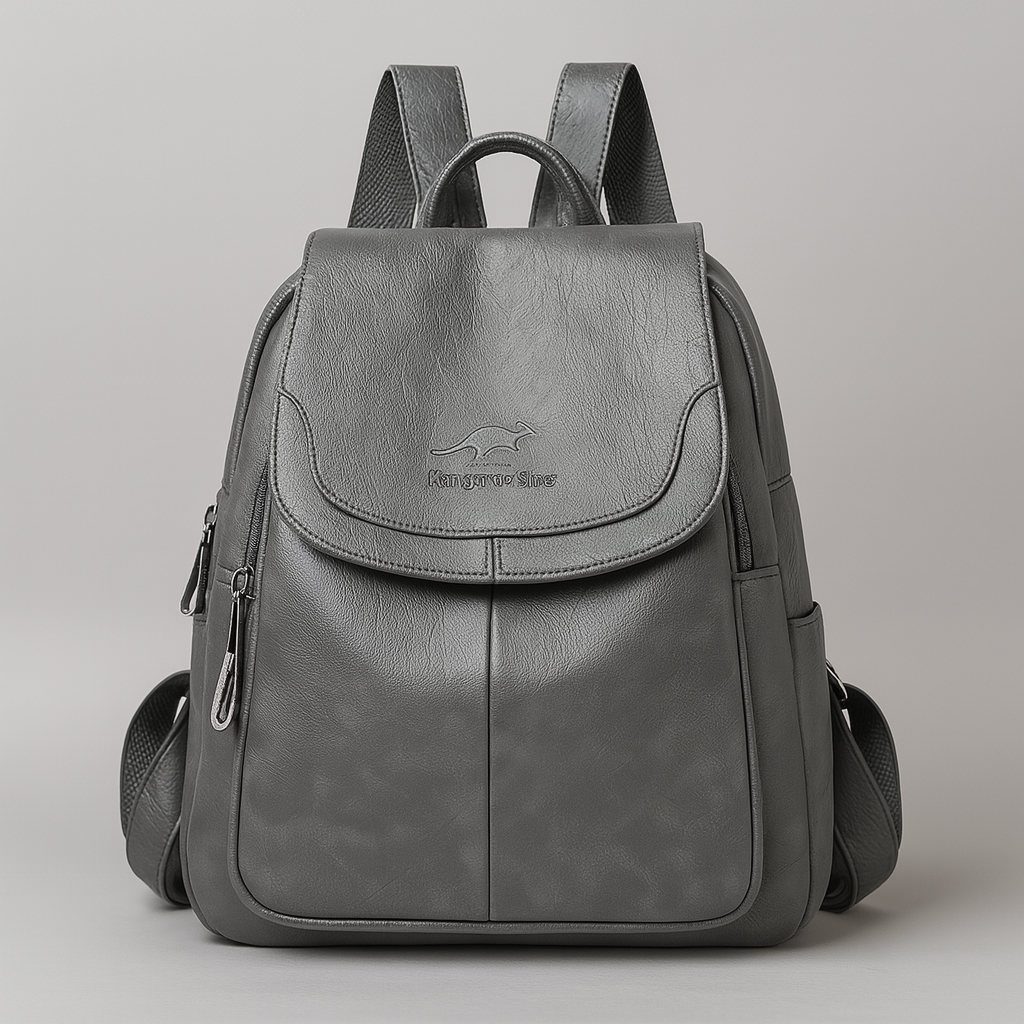 Diebstahlsichere Leder-Rucksack für stilvolle Frauen