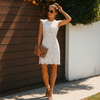 Elegantes blondes Kleid