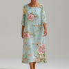 Kvinnens elegante blomster sommerkjole