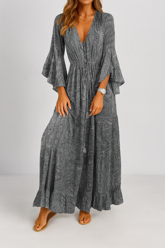 Bohemian maxi dress for women
