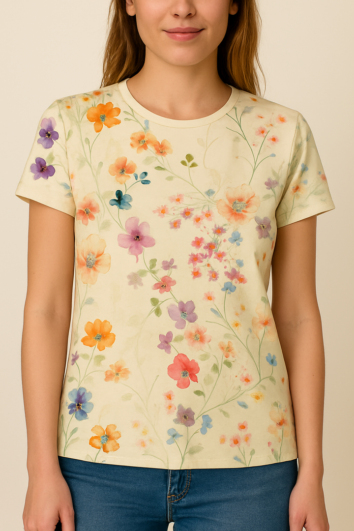 T-shirt Airy comfort with a retro twist