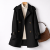 Klassisk Dobbeltradet Trenchcoat for Damer