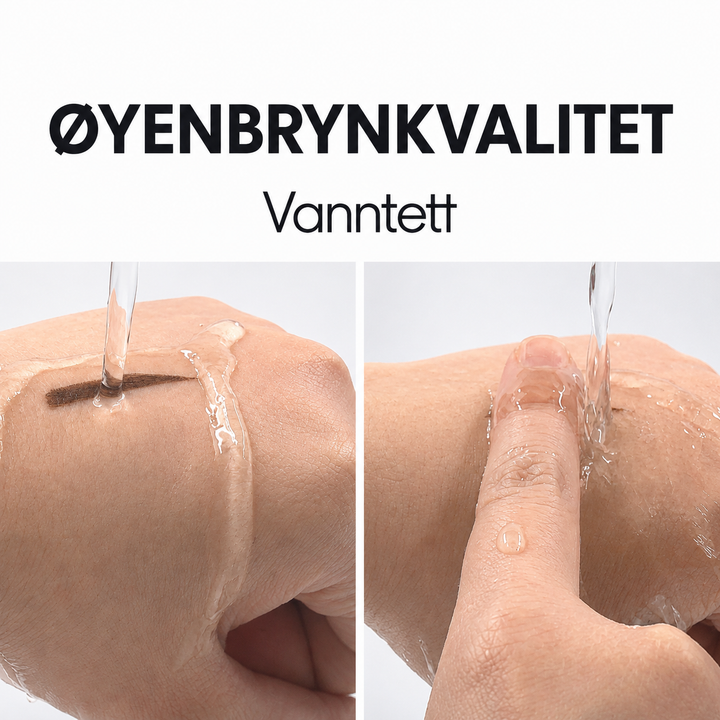 Øyebryn Pulver Stempel & Maler Sminke Sett