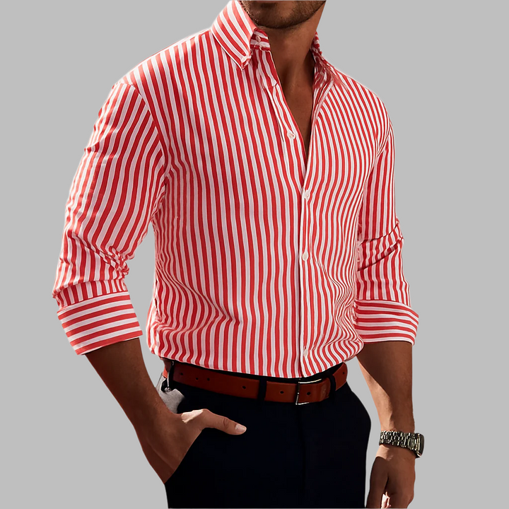 Striped men's shirt