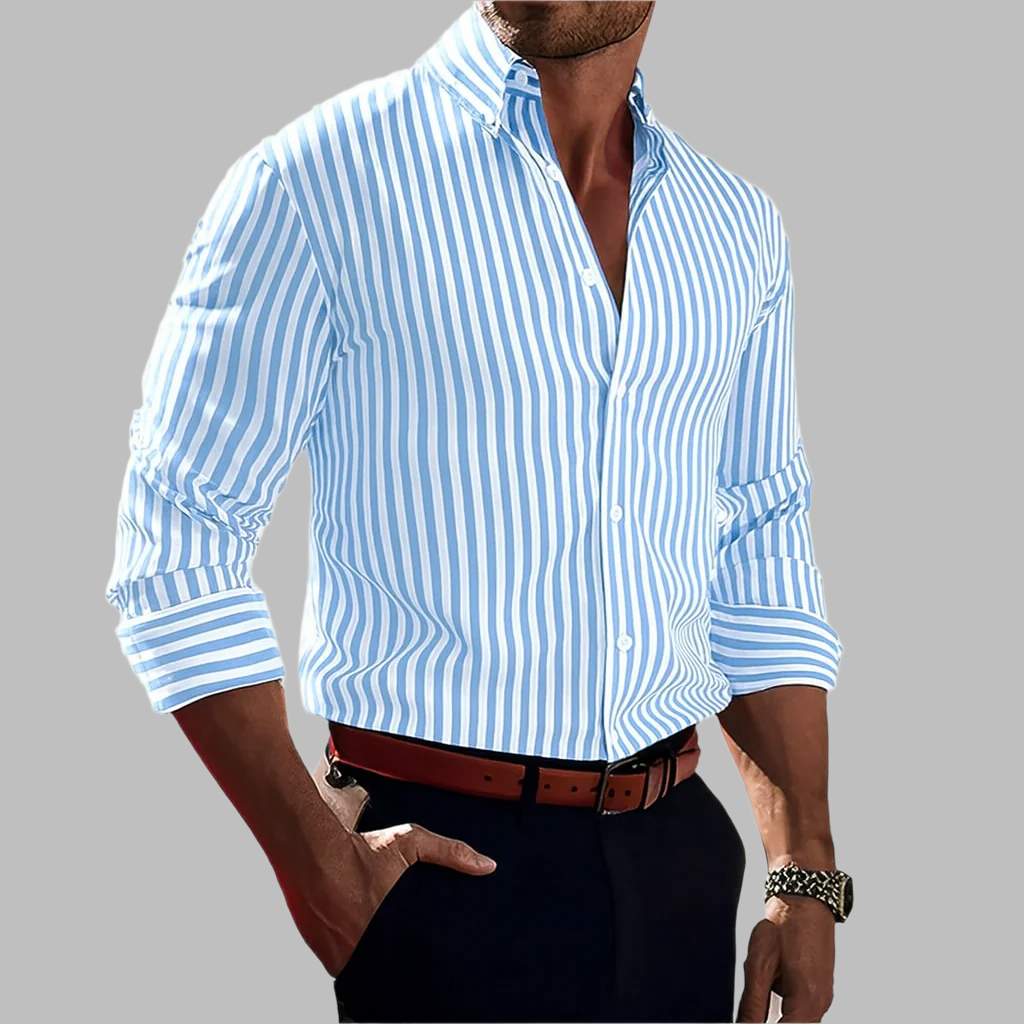 Striped men's shirt