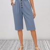 Women's pants with high waist and loose fit