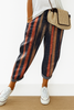 Loose-fitting pants with print for women