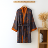 Light cotton kimono robe for men