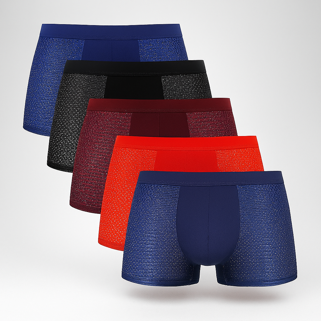 Men's mesh boxer shorts, 5-pack