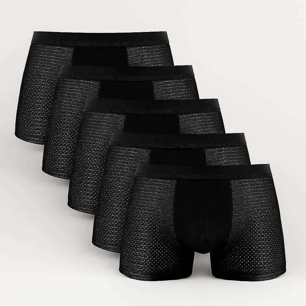 Men's mesh boxer shorts, 5-pack