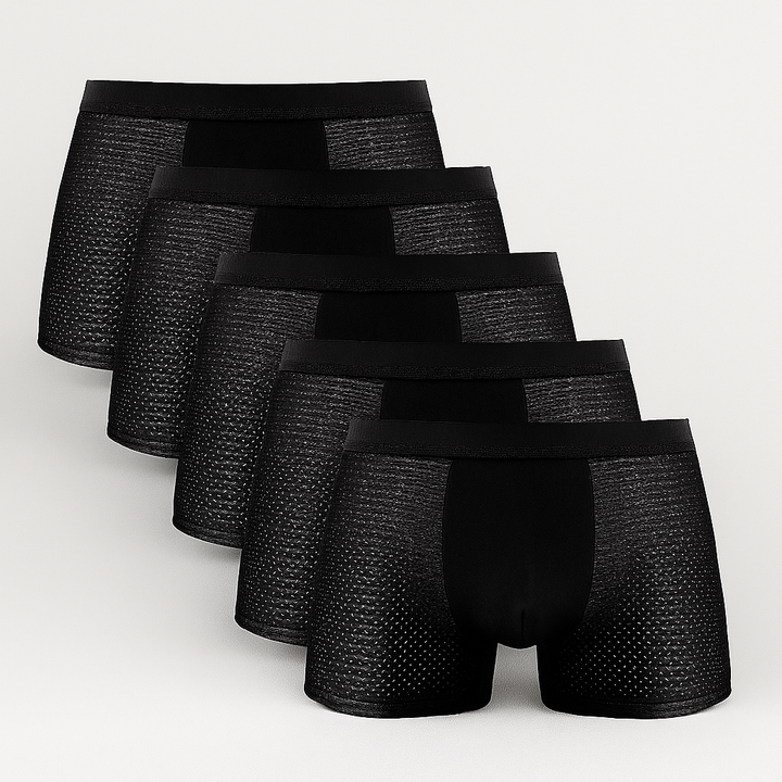 Men's mesh boxer shorts, 5-pack