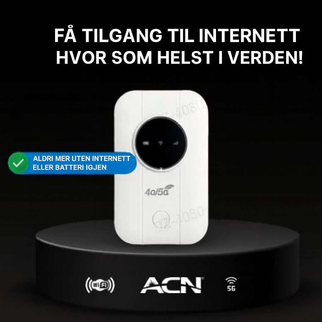 Bærbar WiFi-ruter