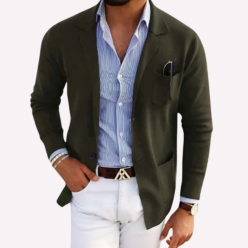 Menns Strikk Blazer