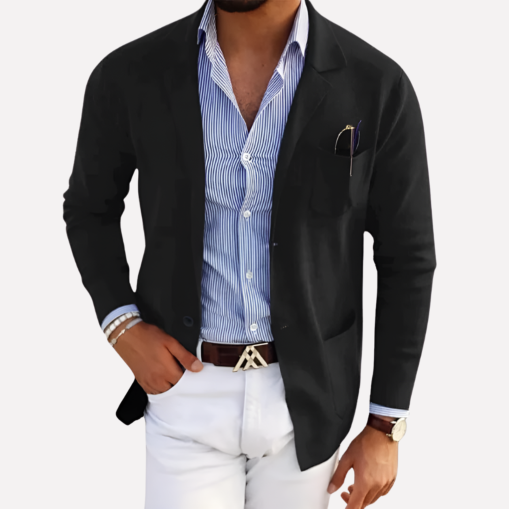Menns Strikk Blazer