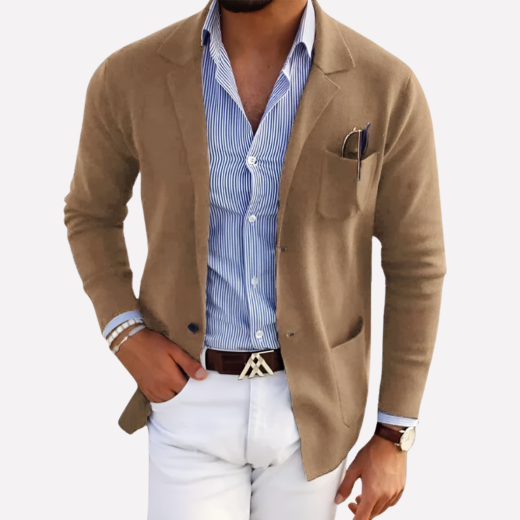 Menns Strikk Blazer