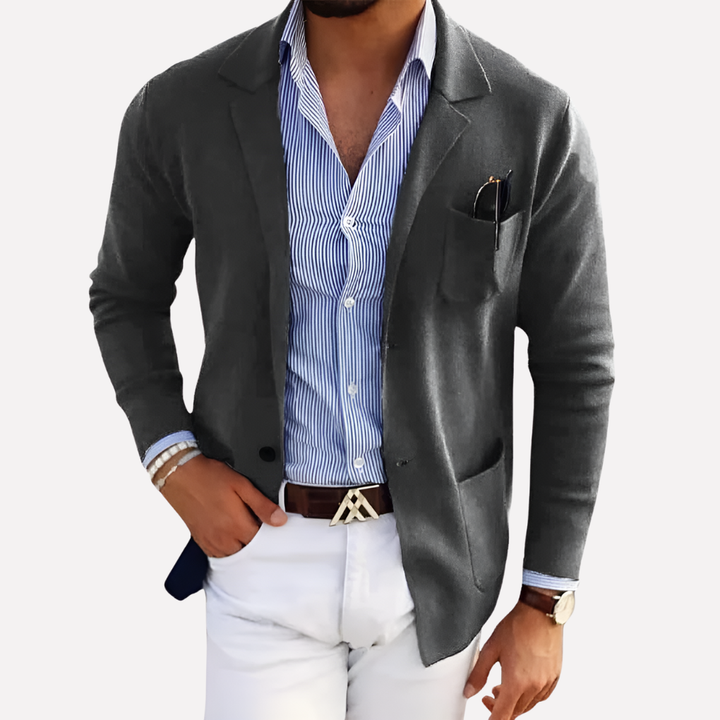 Menns Strikk Blazer