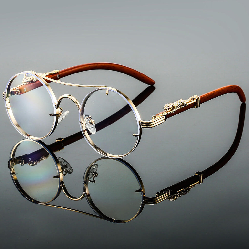 Retro metal sunglasses