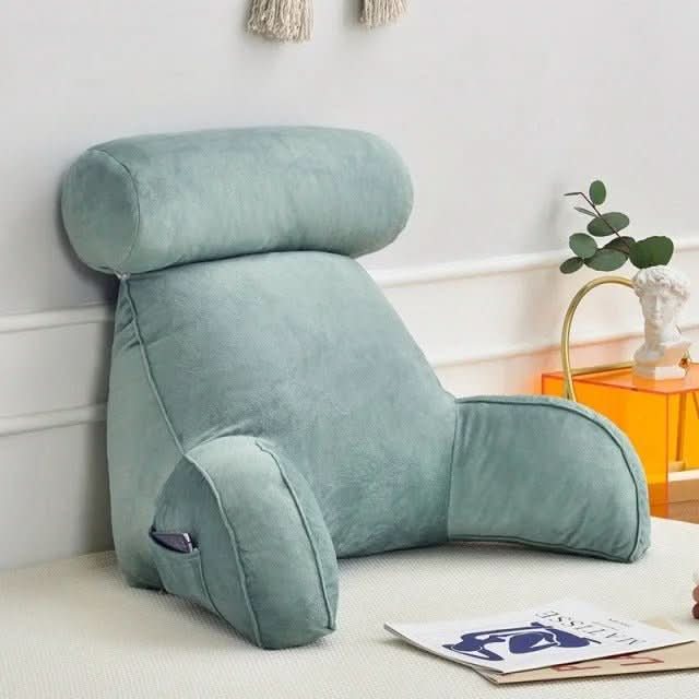 BequemRücken – Ergonomisk Korsryggstøtte med Nakkestøtte og Armlener