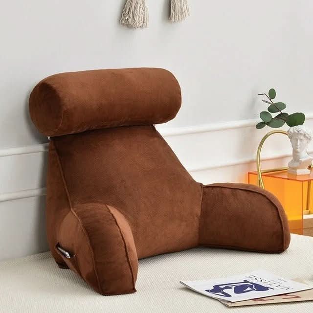 BequemRücken – Ergonomisk Korsryggstøtte med Nakkestøtte og Armlener