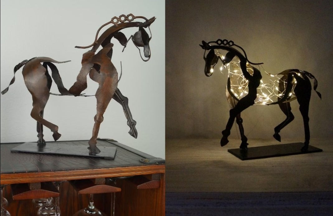 Håndlaget hestefigur – Ferro