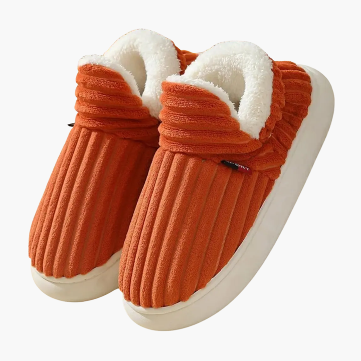 Kvinners Plush Slippers – Ribbet Innesko