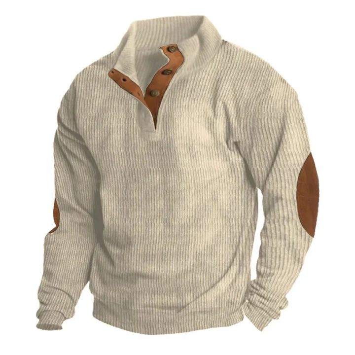 Stylish and comfortable men's sweater in corduroy