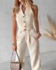 Svetlana – Jumpsuit med knappdetaljer for kvinner