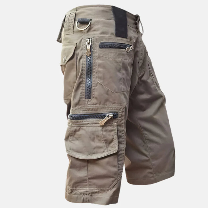 Herren Utility Cargo Shorts mit knielanger Passform