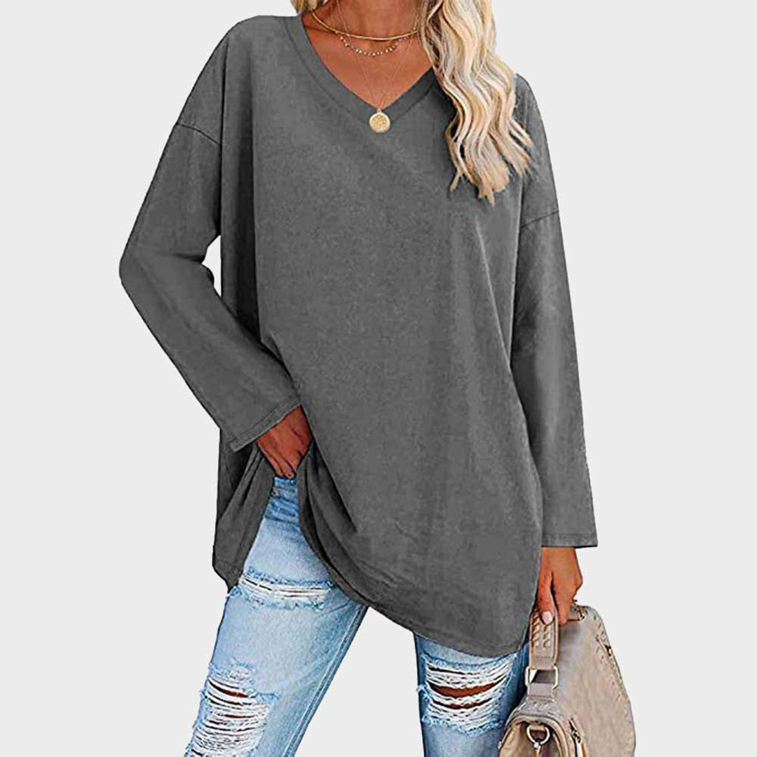 Elegant long-sleeved top