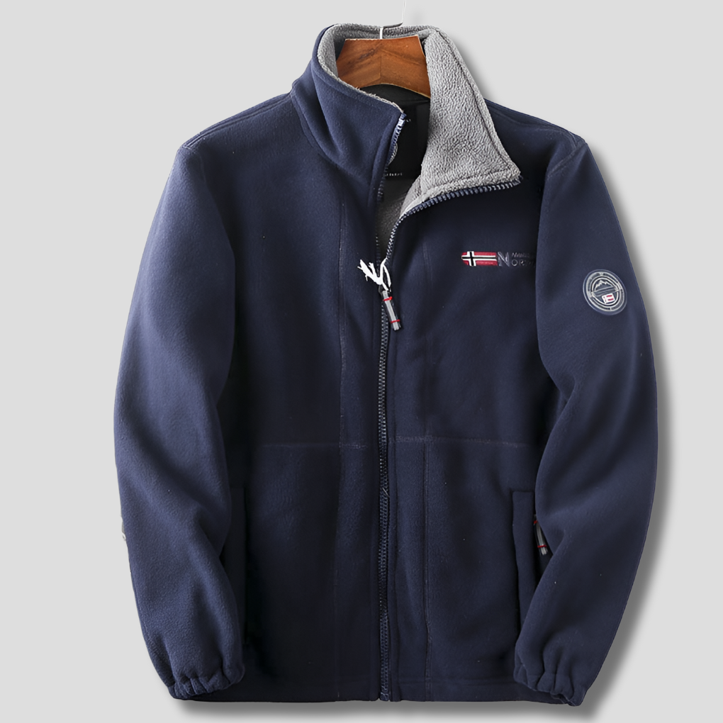 Casual Utendørs Fleece for Menn
