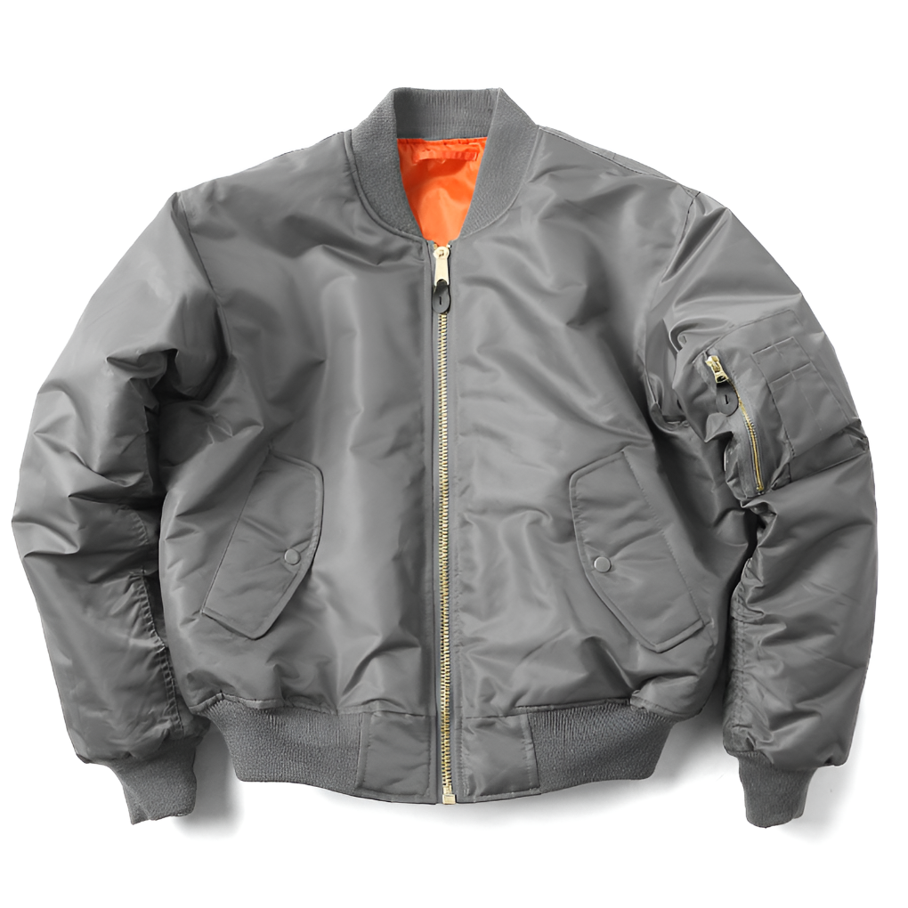 Kvinnes Unisex Klassisk Bomberjakke