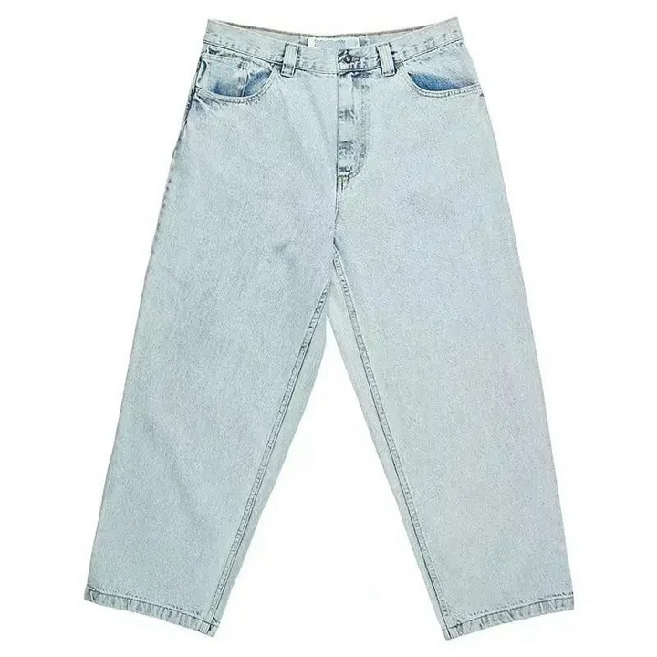 Stor Gutt - Oversize Skater Stil Jeans for menn