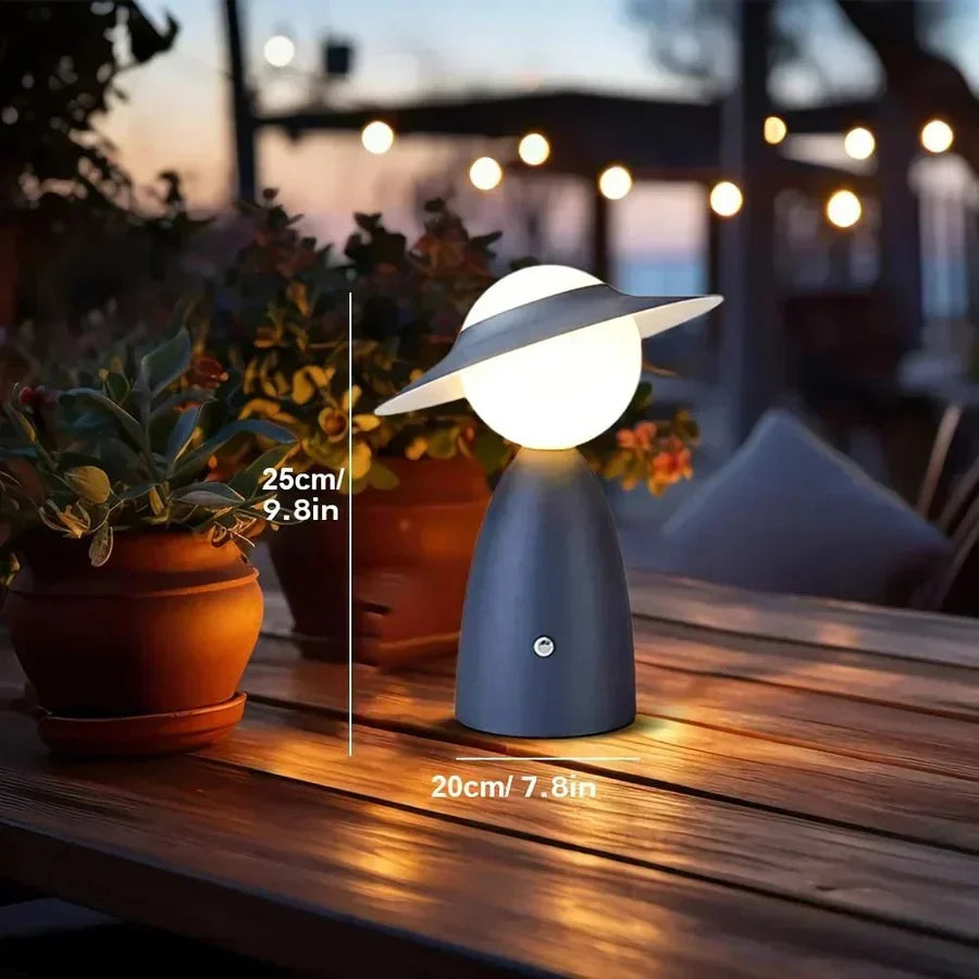 Trådløs bordlampe – LumiCharge