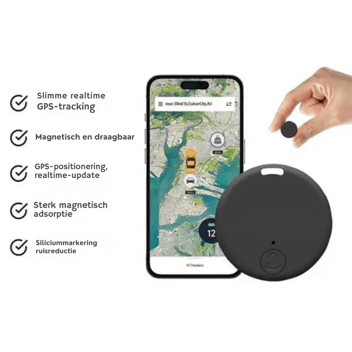 3x Mini GPS-sporer – Lokaliserer bil og nøkler