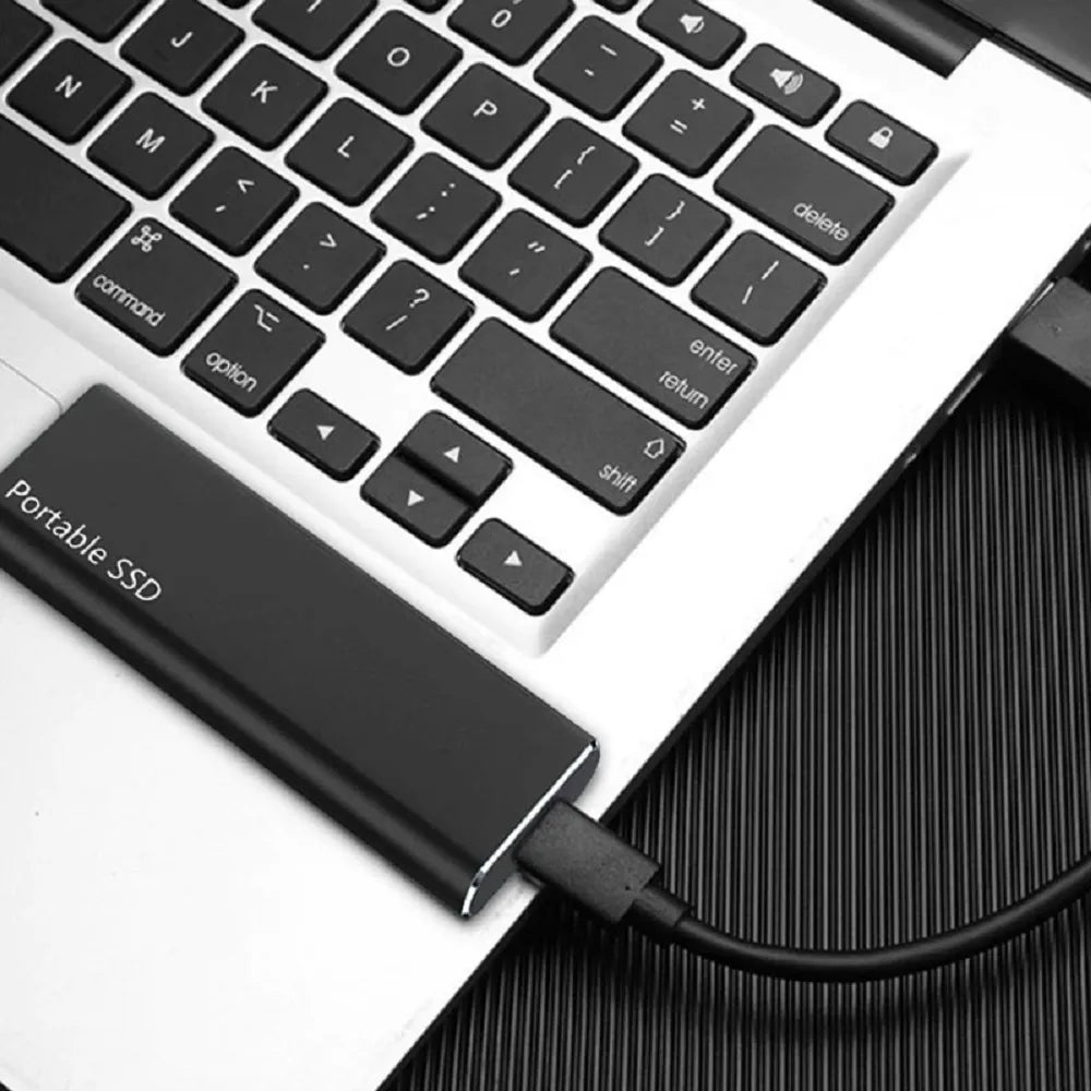 Ekstern harddisk 4TB med USB-C-tilkobling