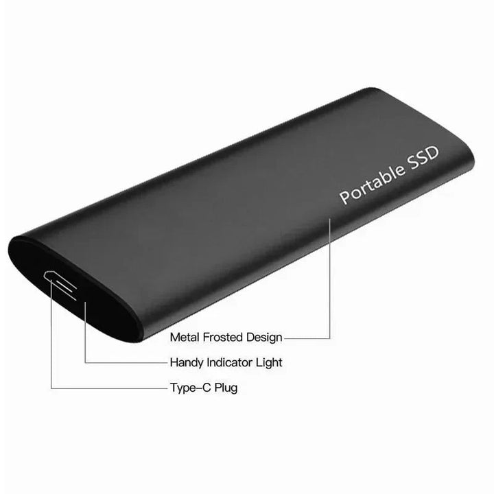 Ekstern harddisk 4TB med USB-C-tilkobling