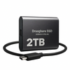 Ekstern SSD på 2 TB med høy hastighet
